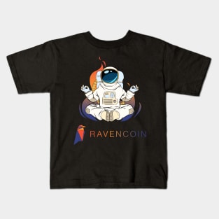 Ravencoin coin Crypto coin Cryptocurrency Kids T-Shirt